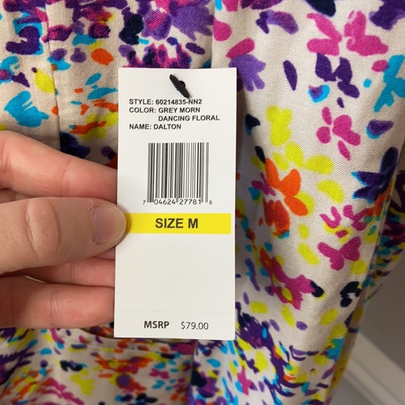 NWT Jessica Simpson Dalton Grey Morn Floral Blazer - Picture 8 of 10